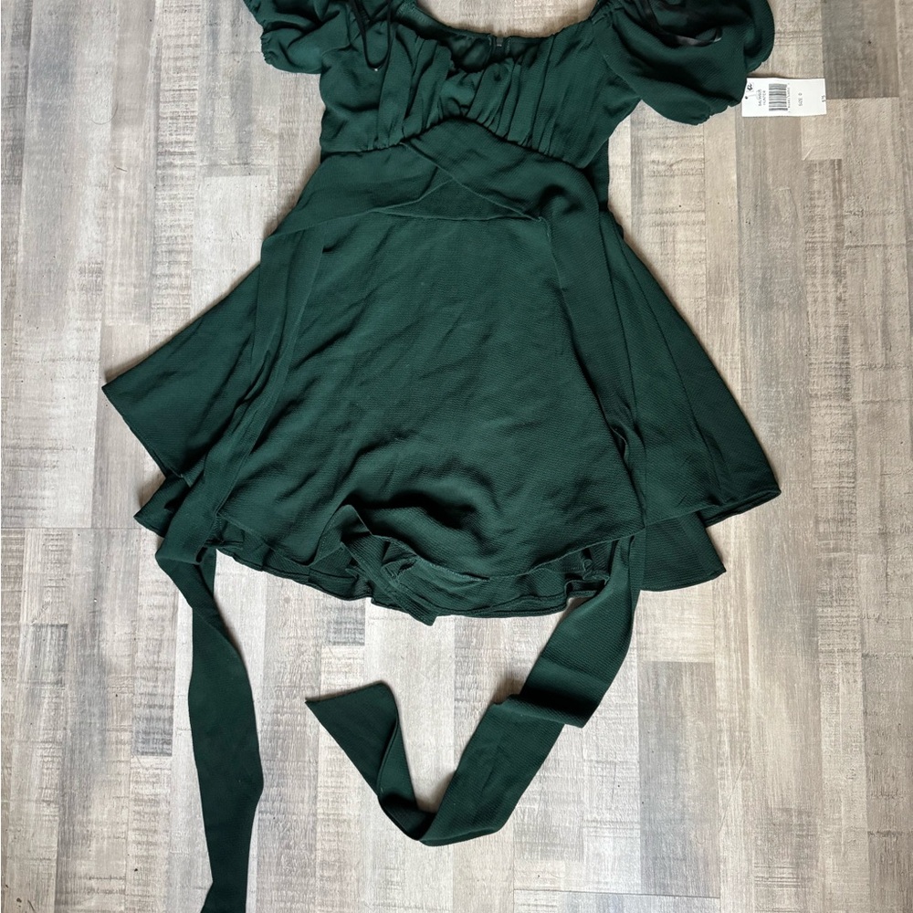 NWT B. Darlin Hunter Dark Green Romper